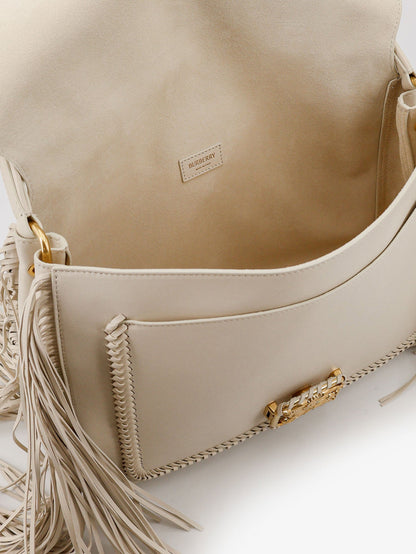 Handbag Rider Leather Beige