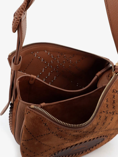 Crossbody Bag Tavistock Suede Brown