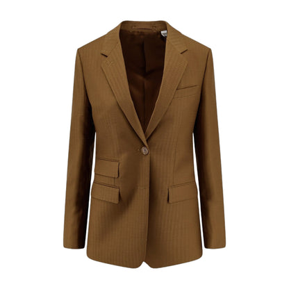 Blazer Siora Brown Wool-Mohair