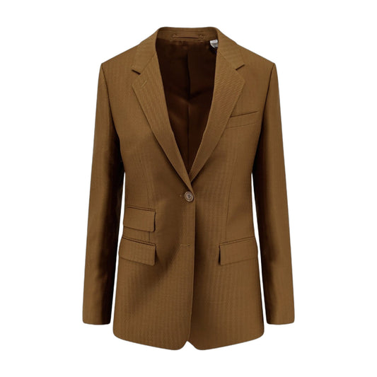 Blazer Siora Brown Wool-Mohair