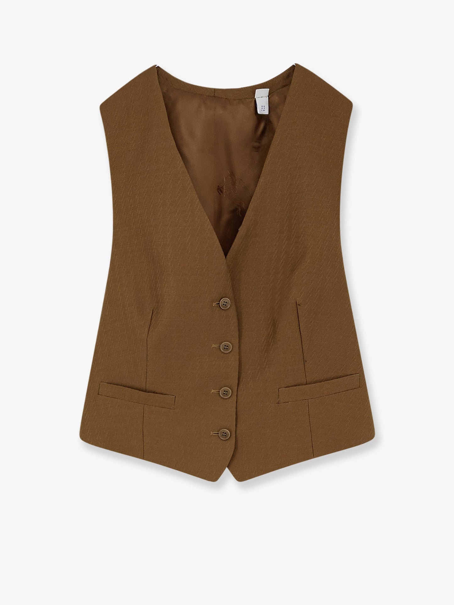 Vest Warren Wool & Mohair Brown