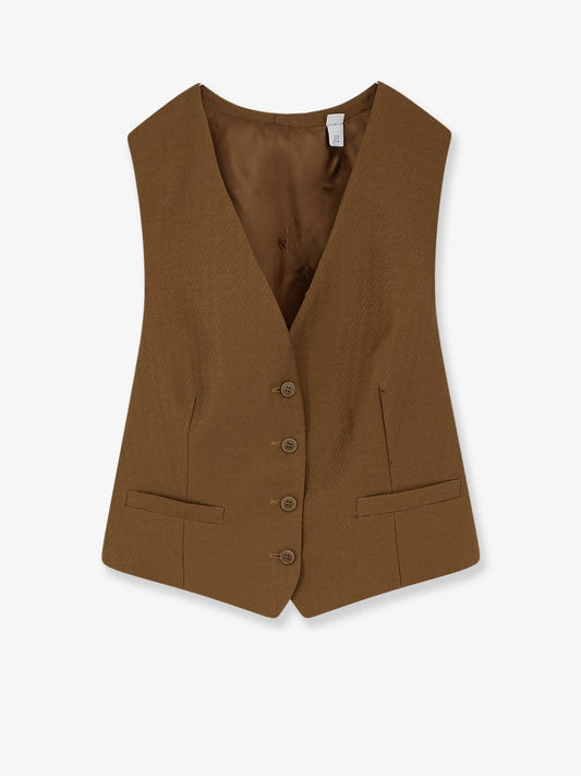 Vest Warren Wool & Mohair Brown