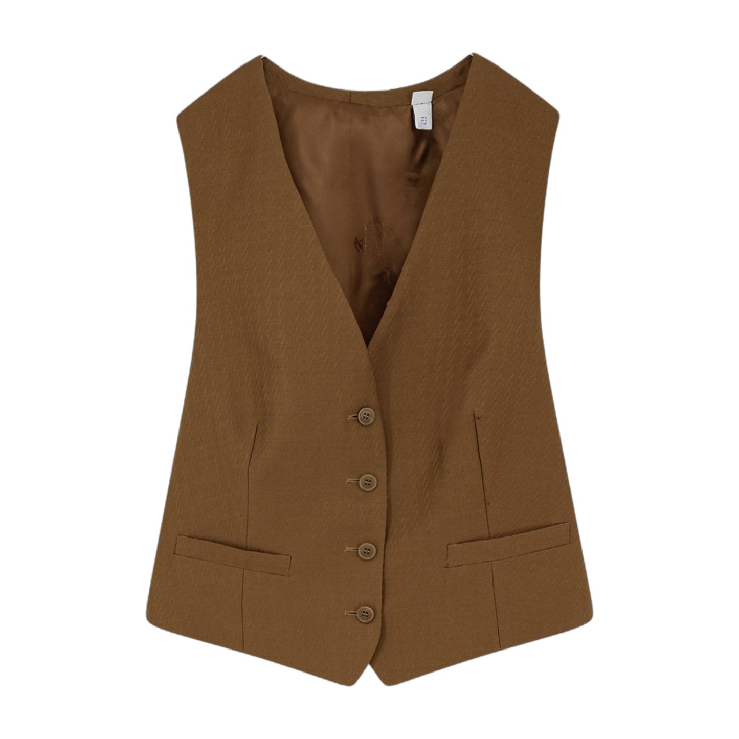 Vest Warren Wool & Mohair Brown
