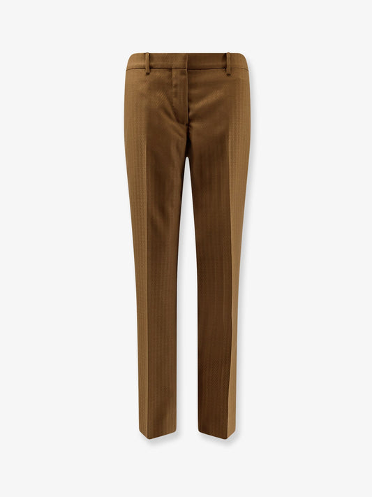 Trousers Shelley Brown Wool-Mohair
