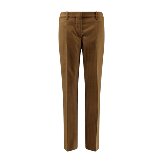 Trousers Shelley Brown Wool-Mohair