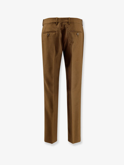 Trousers Shelley Brown Wool-Mohair