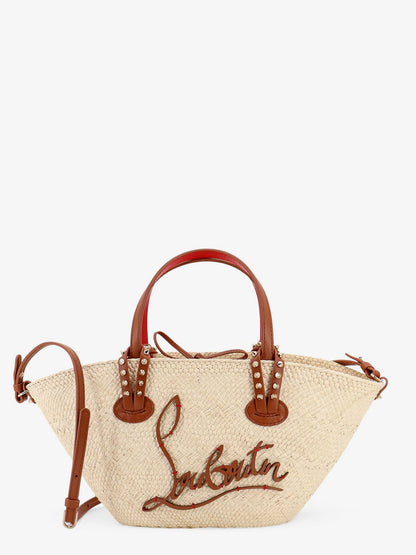 Handbag Cabata Raffia Beige