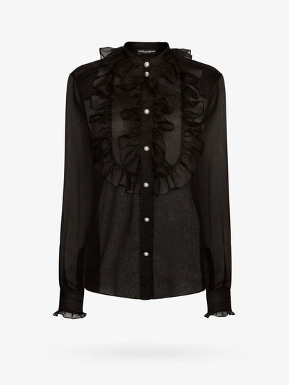 Organza Shirt Black