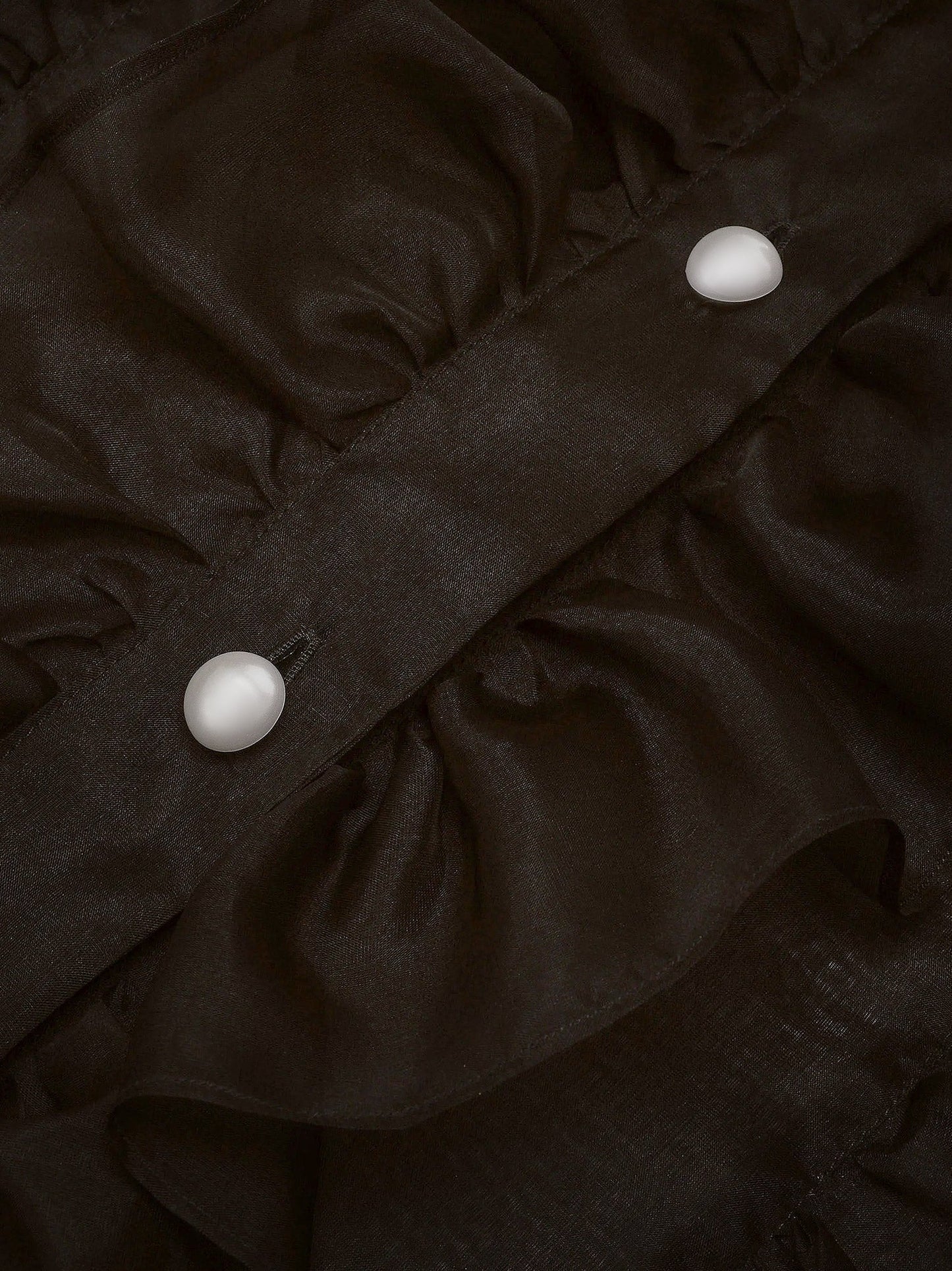 Organza Shirt Black