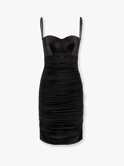 Dress With Bra Detail Black