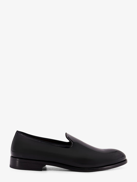 Black Patent Leather Loafers
