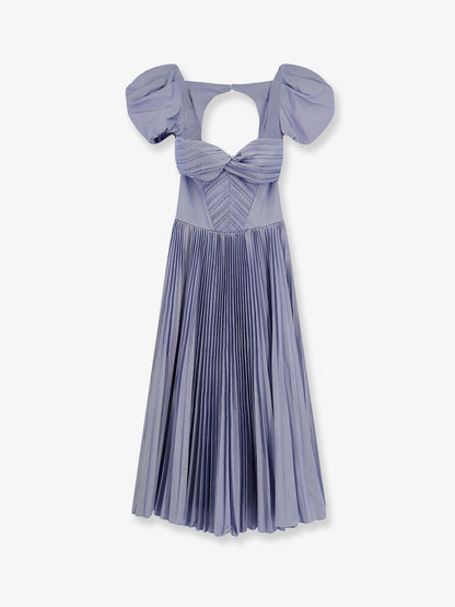 Dress Pleated Blue