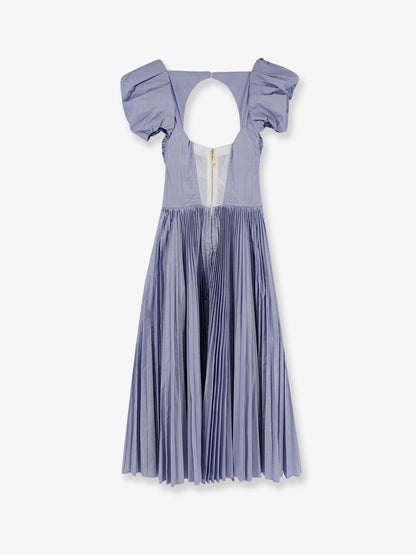 Dress Pleated Blue