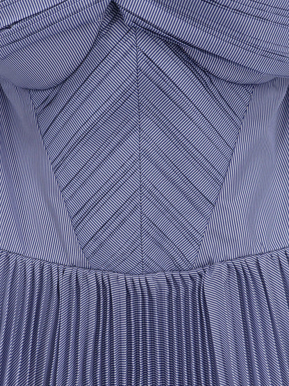 Dress Pleated Blue