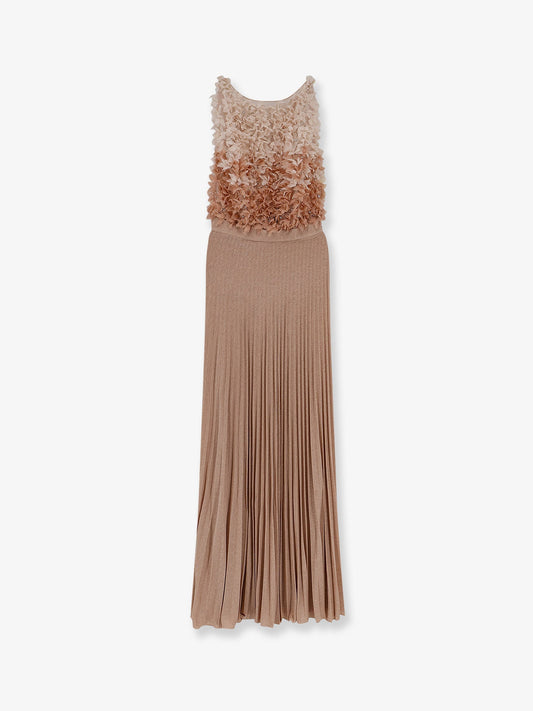 Evening Gown Pink Voile
