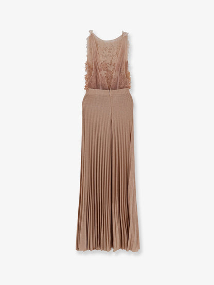 Evening Gown Pink Voile