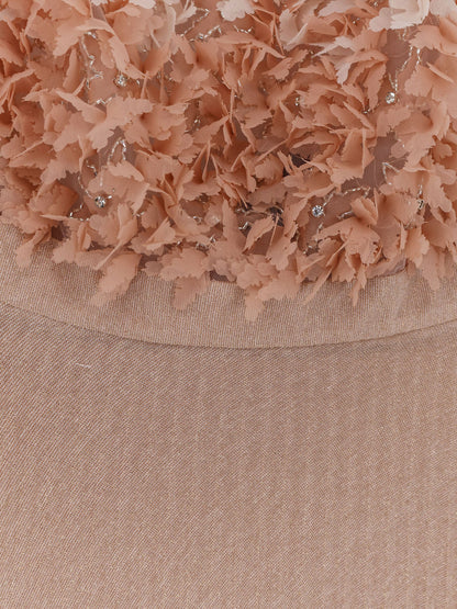 Evening Gown Pink Voile