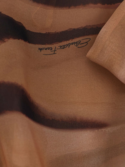Shirt Animalier Print Brown