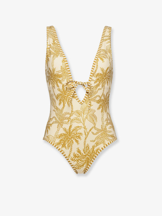 One-Piece Swimsuit Yellow