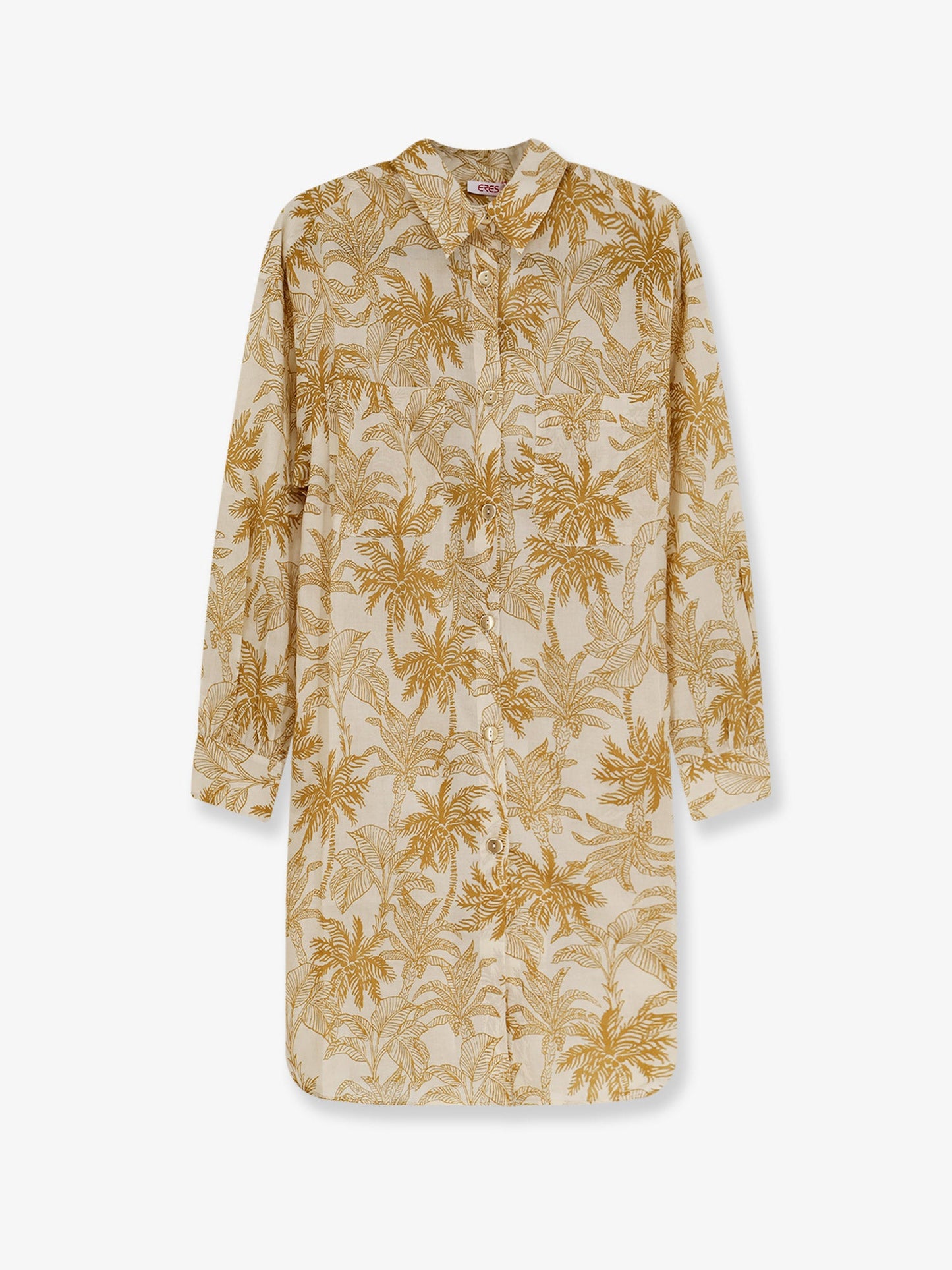 Cotton Shirt Long Panama Yellow