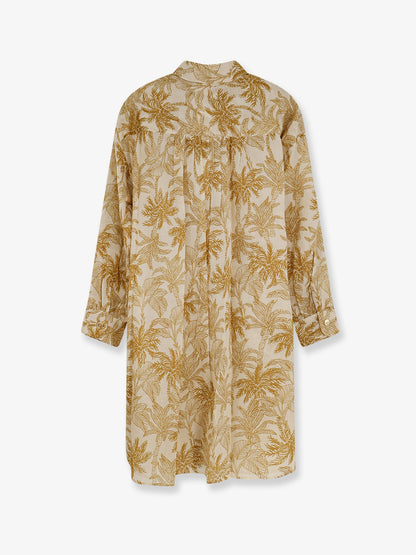 Cotton Shirt Long Panama Yellow