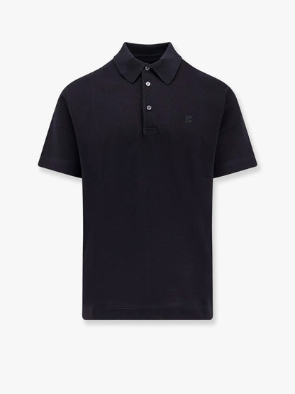 Piqué Cotton Polo Shirt With Embroidery