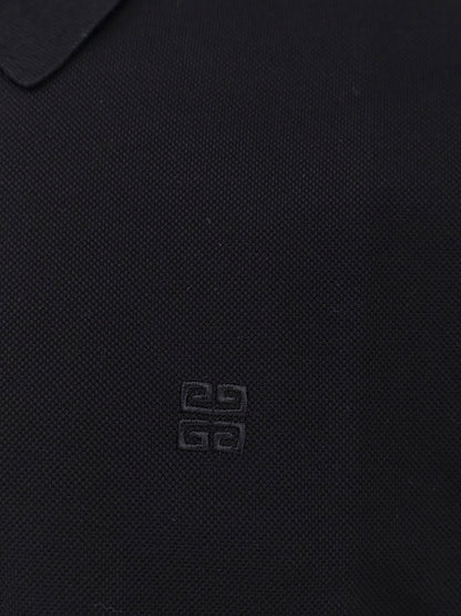 Piqué Cotton Polo Shirt With Embroidery
