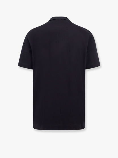 Piqué Cotton Polo Shirt With Embroidery