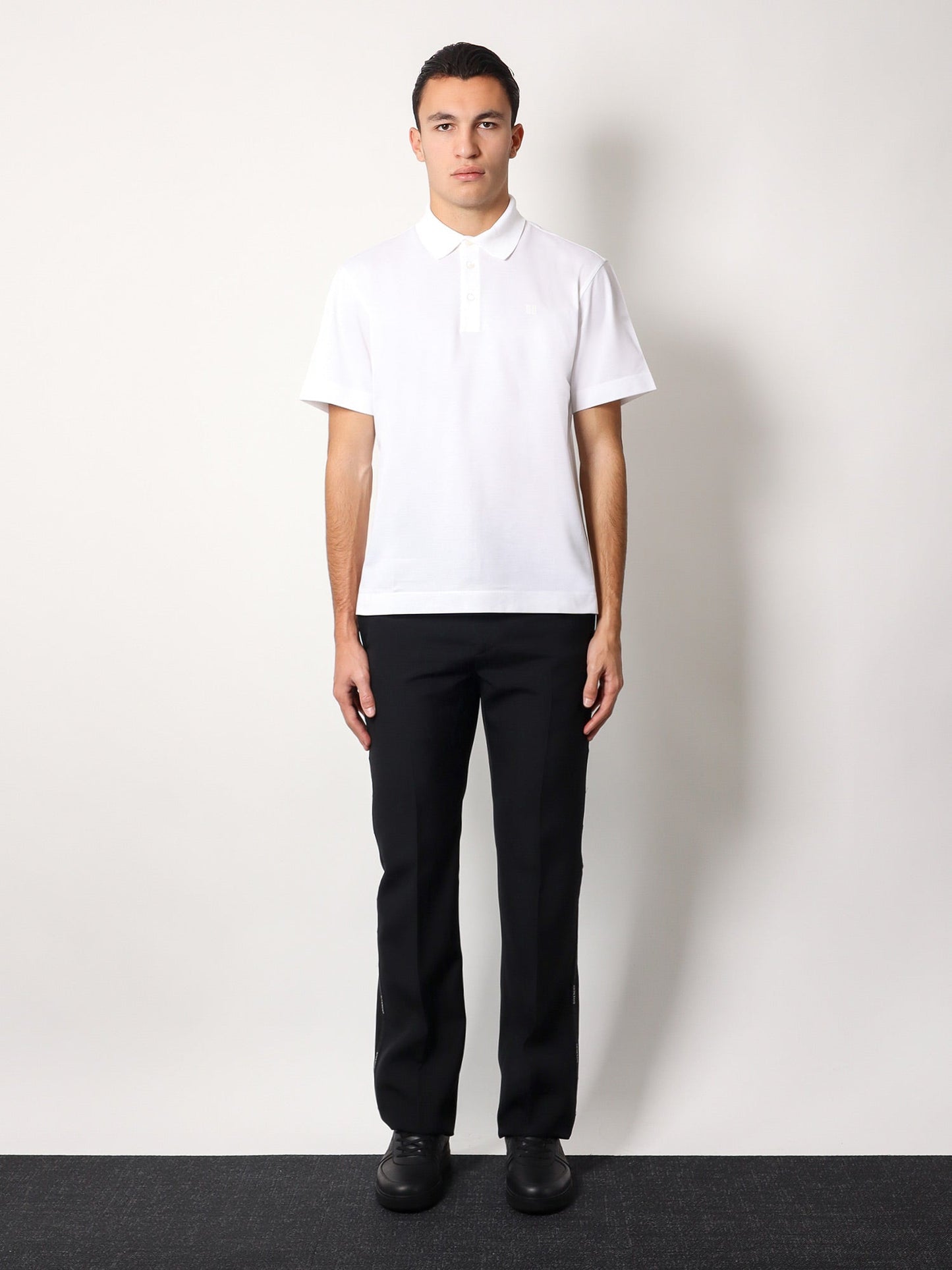 Piqué Cotton Polo Shirt With 4G Embroidery