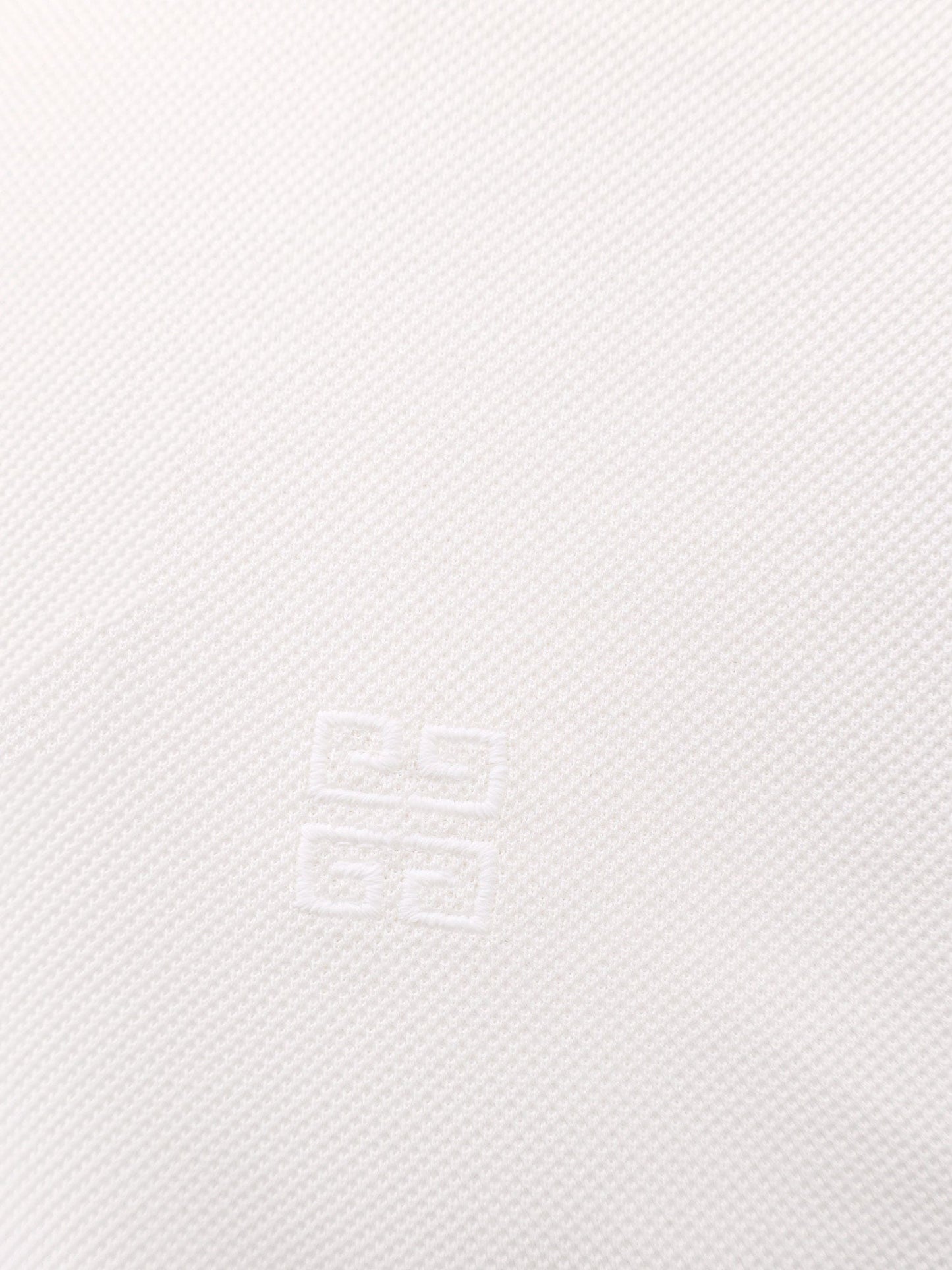 Piqué Cotton Polo Shirt With 4G Embroidery