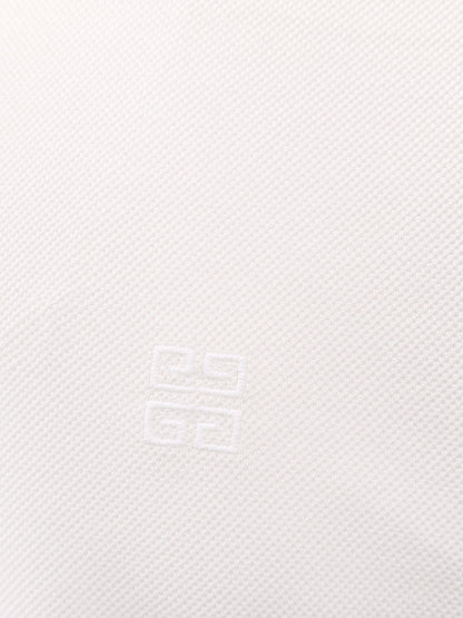 Piqué Cotton Polo Shirt With 4G Embroidery