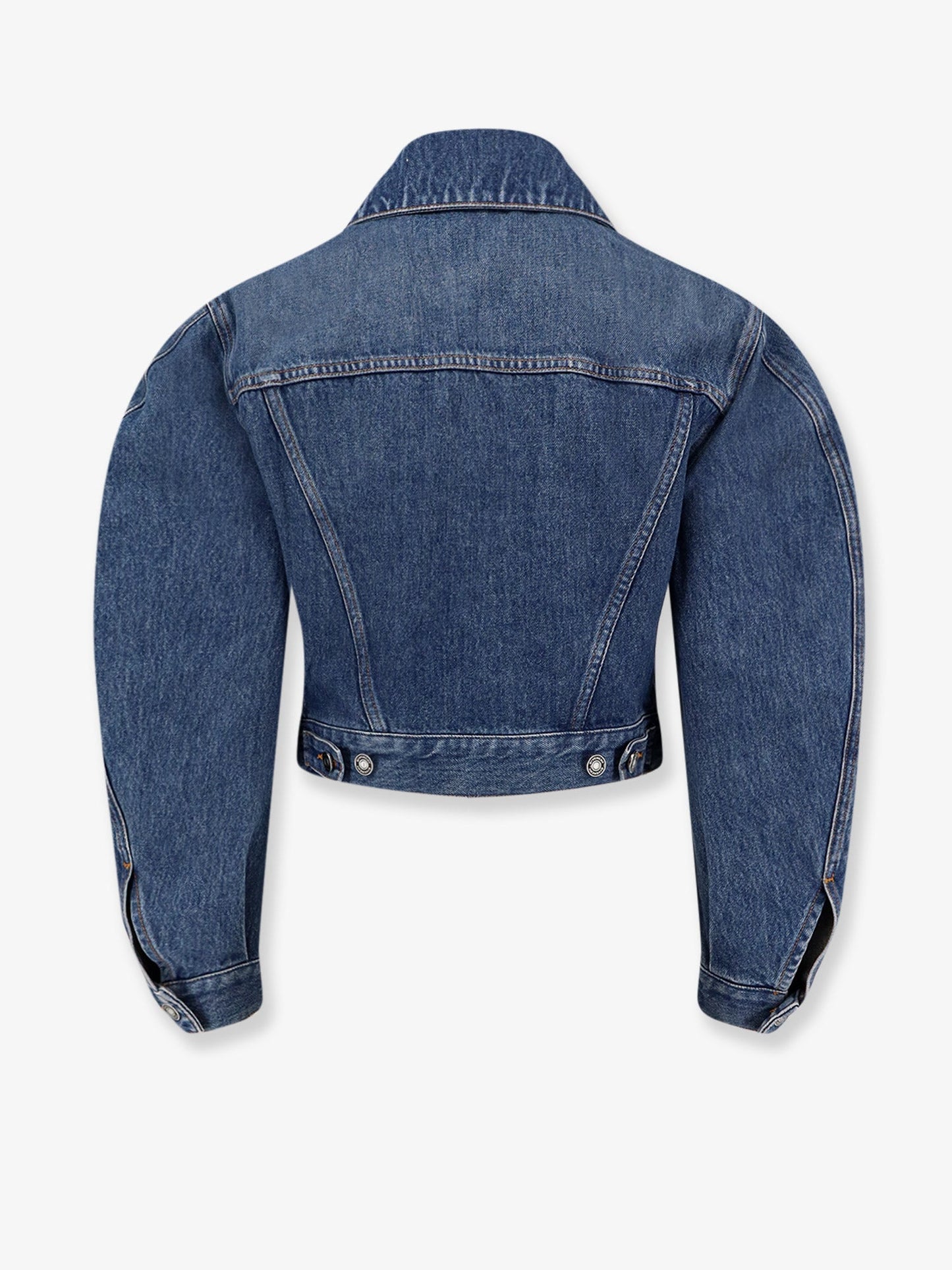 Denim Jacket With Logo Embroidery