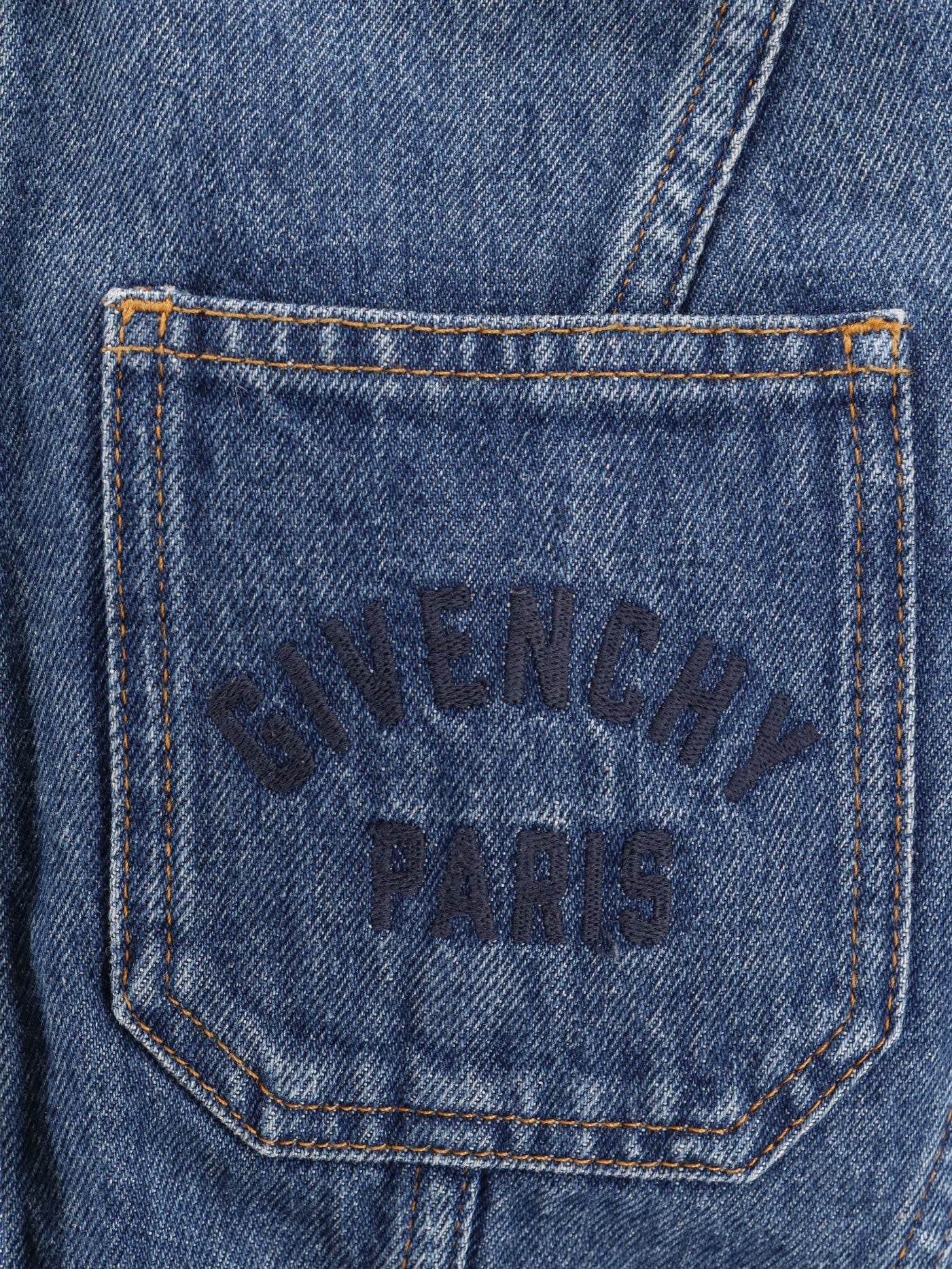 Denim Jacket With Logo Embroidery