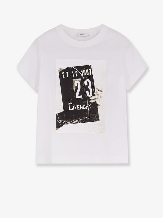 Cotton T-Shirt With Front Print
