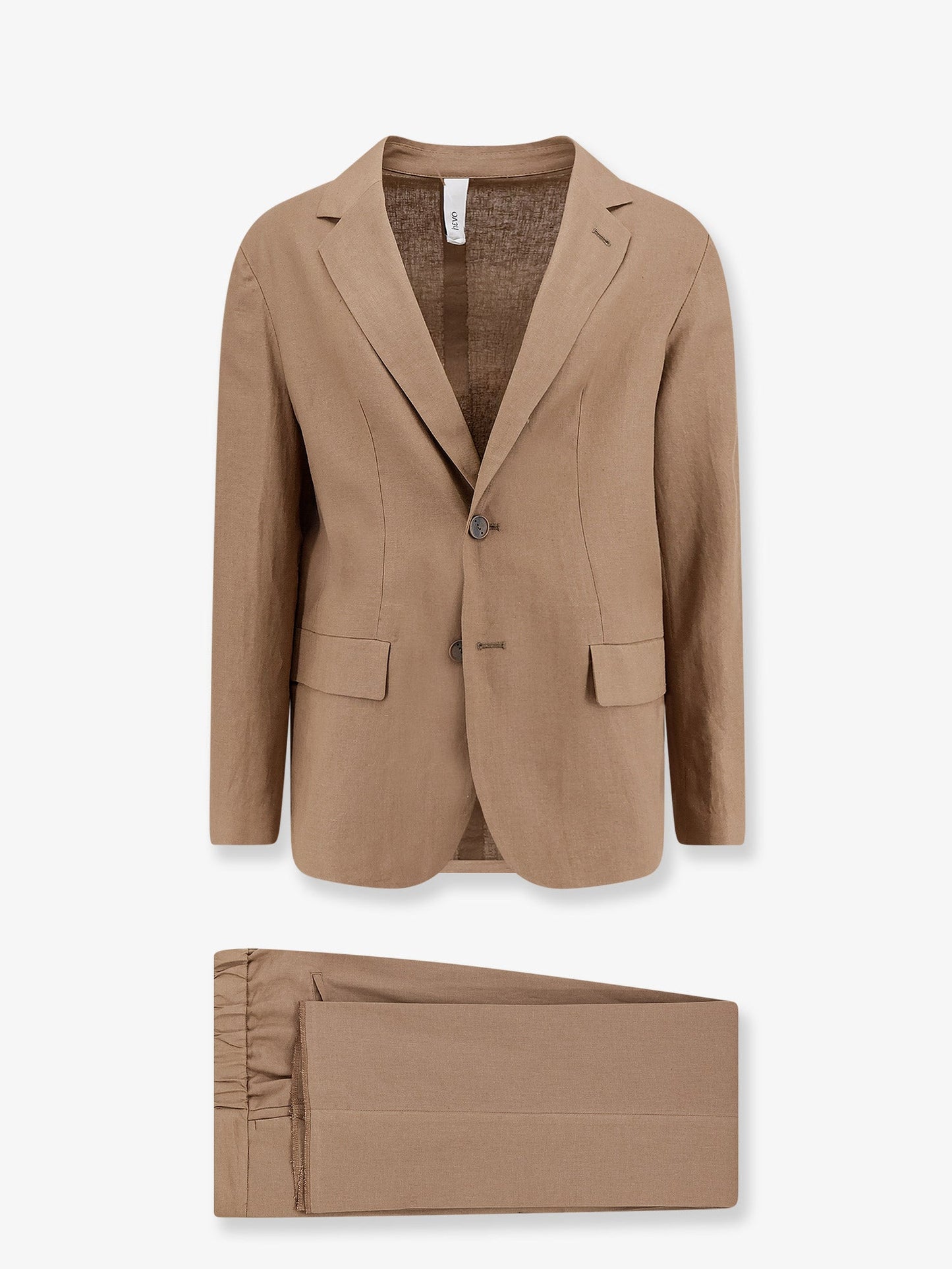 Suit Galatina Brown Linen-Viscose