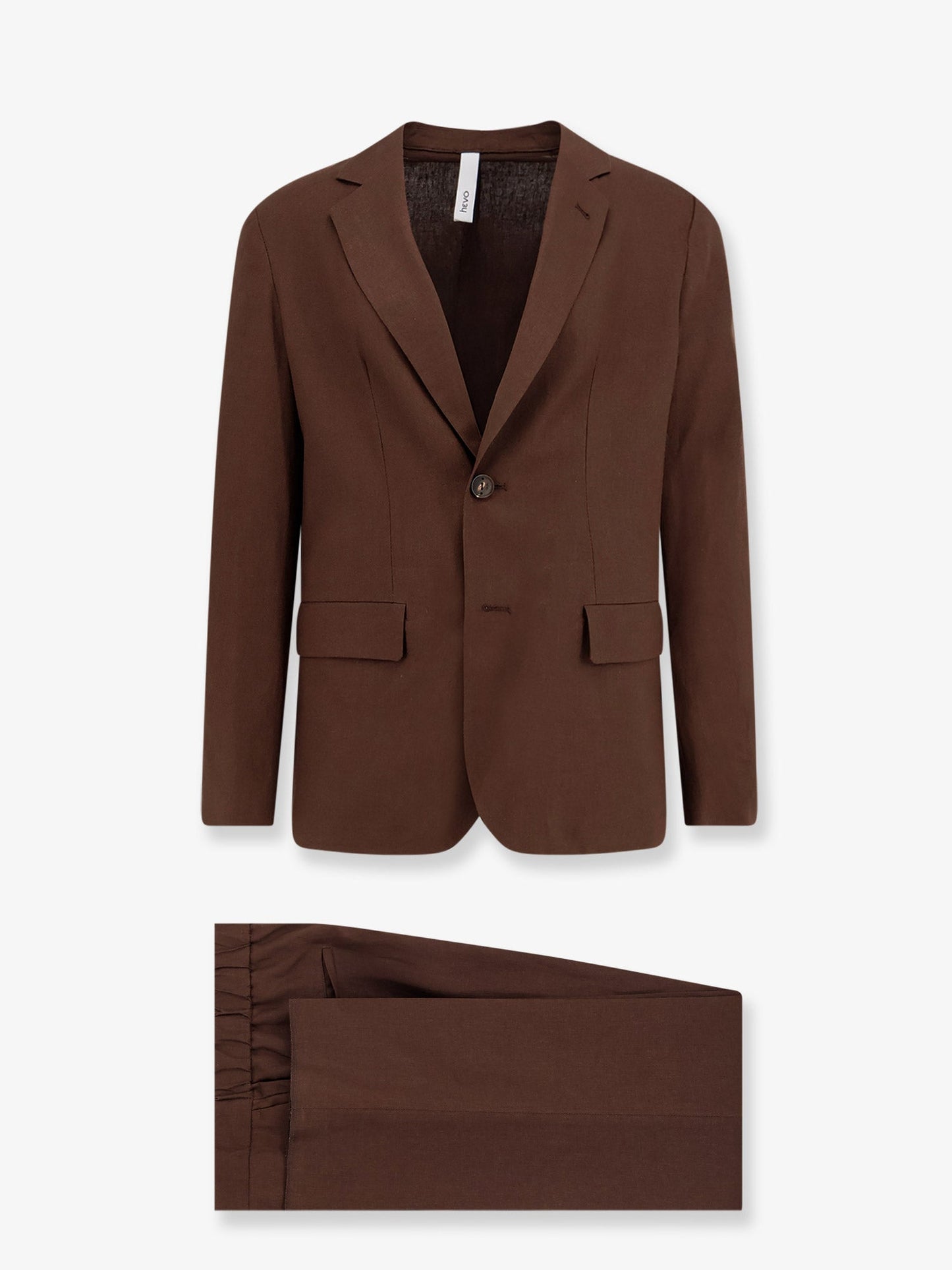 Suit Galatina Brown Linen-Blend