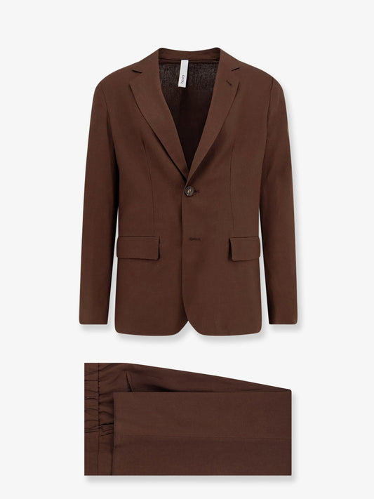 Suit Galatina Brown Linen-Blend