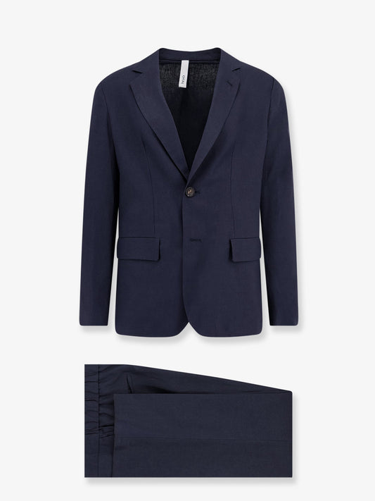 Suit Galatina Linen-Viscose Blue