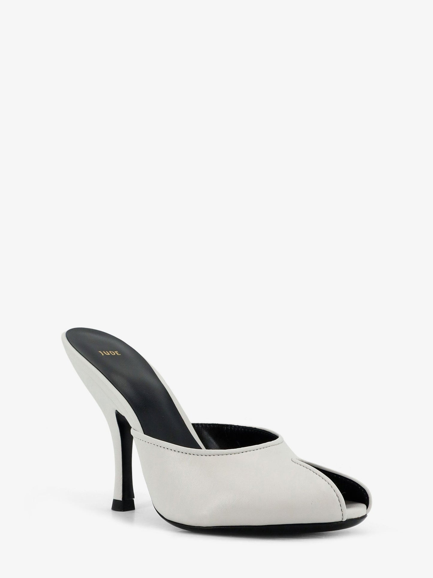 Mule Sandals Leather White