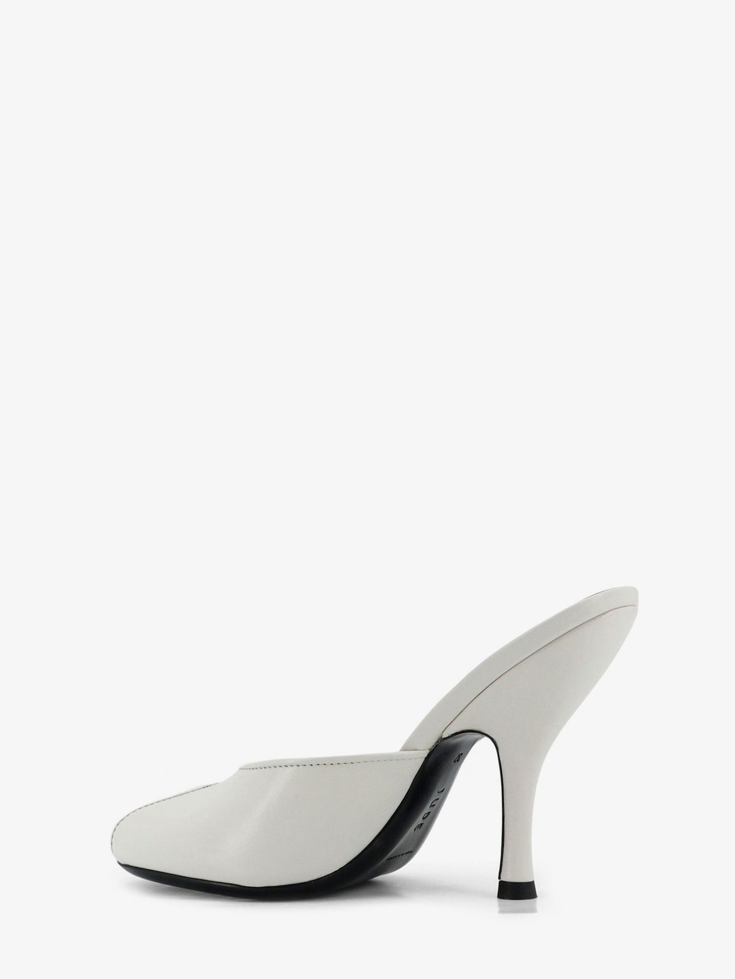 Mule Sandals Leather White