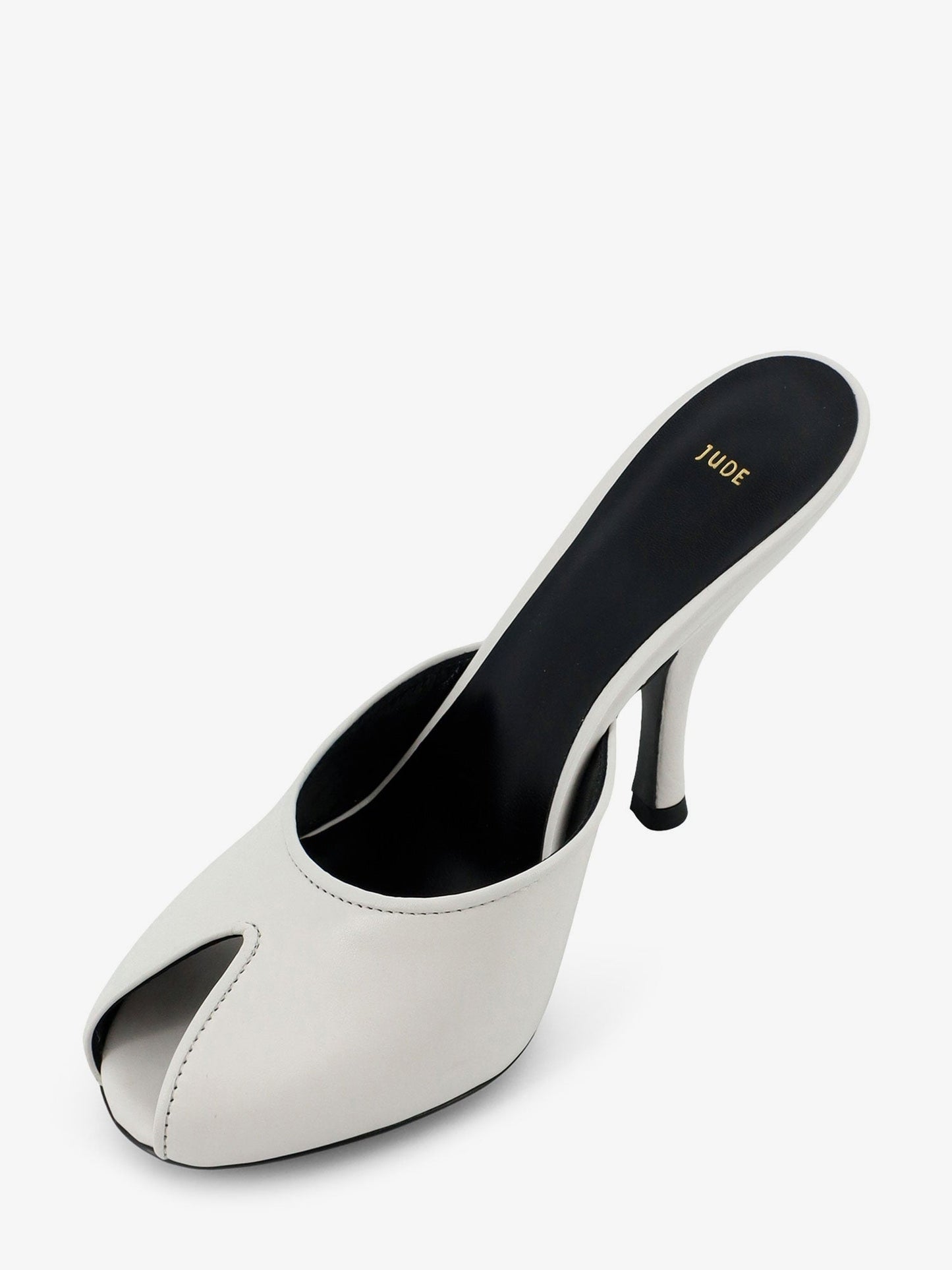 Mule Sandals Leather White