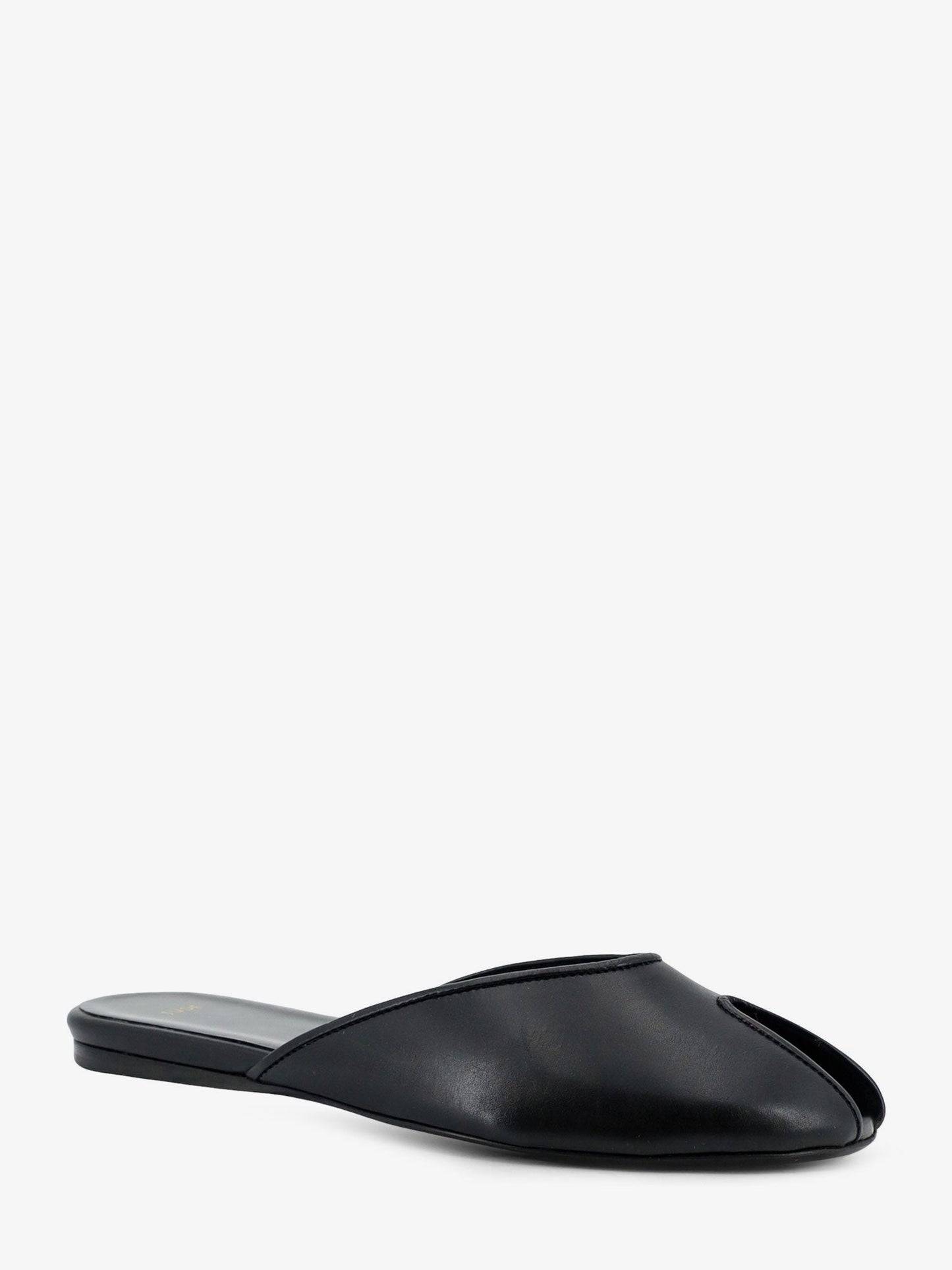 Sandals Date Flat Leather Black