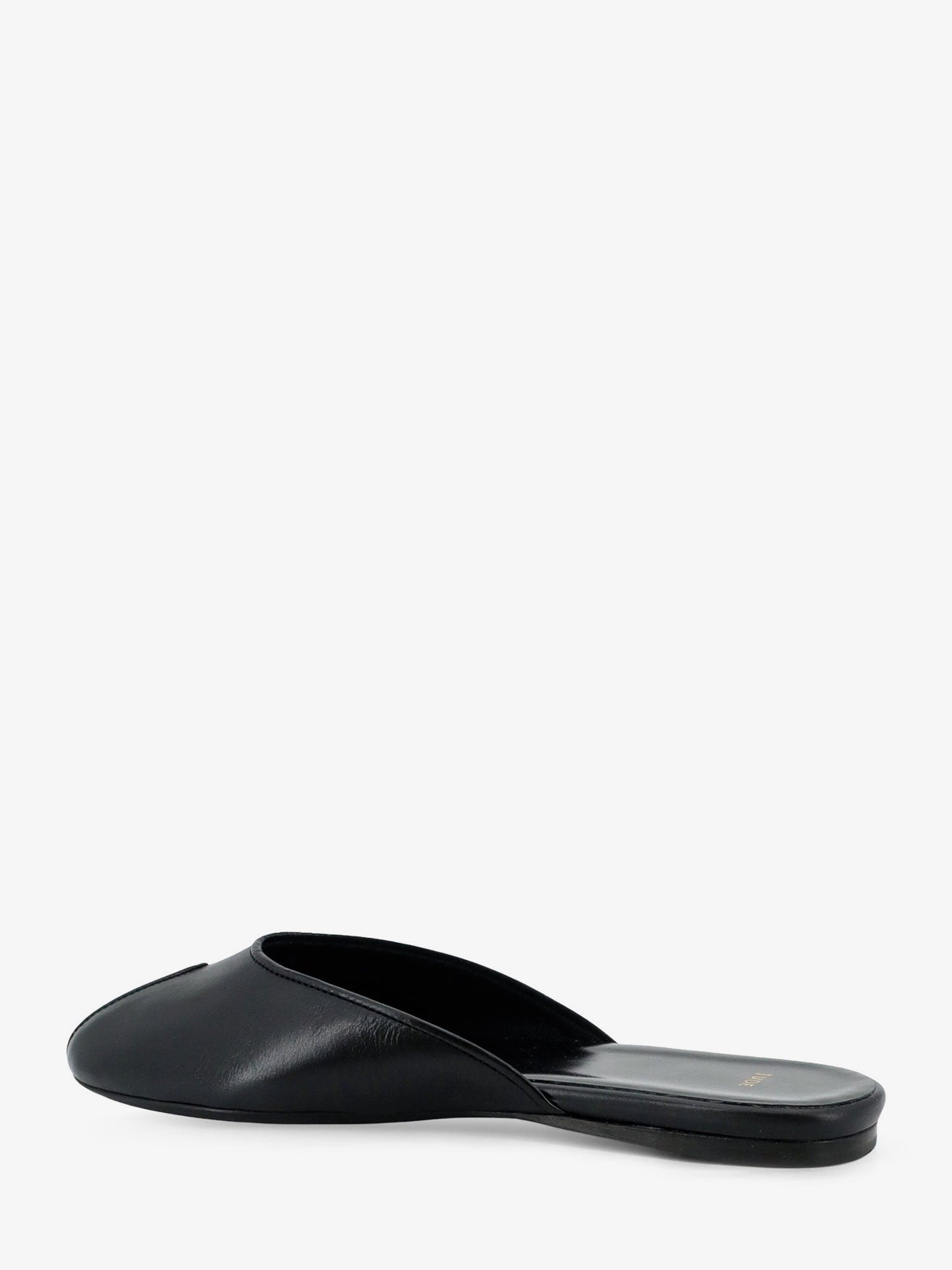 Sandals Date Flat Leather Black