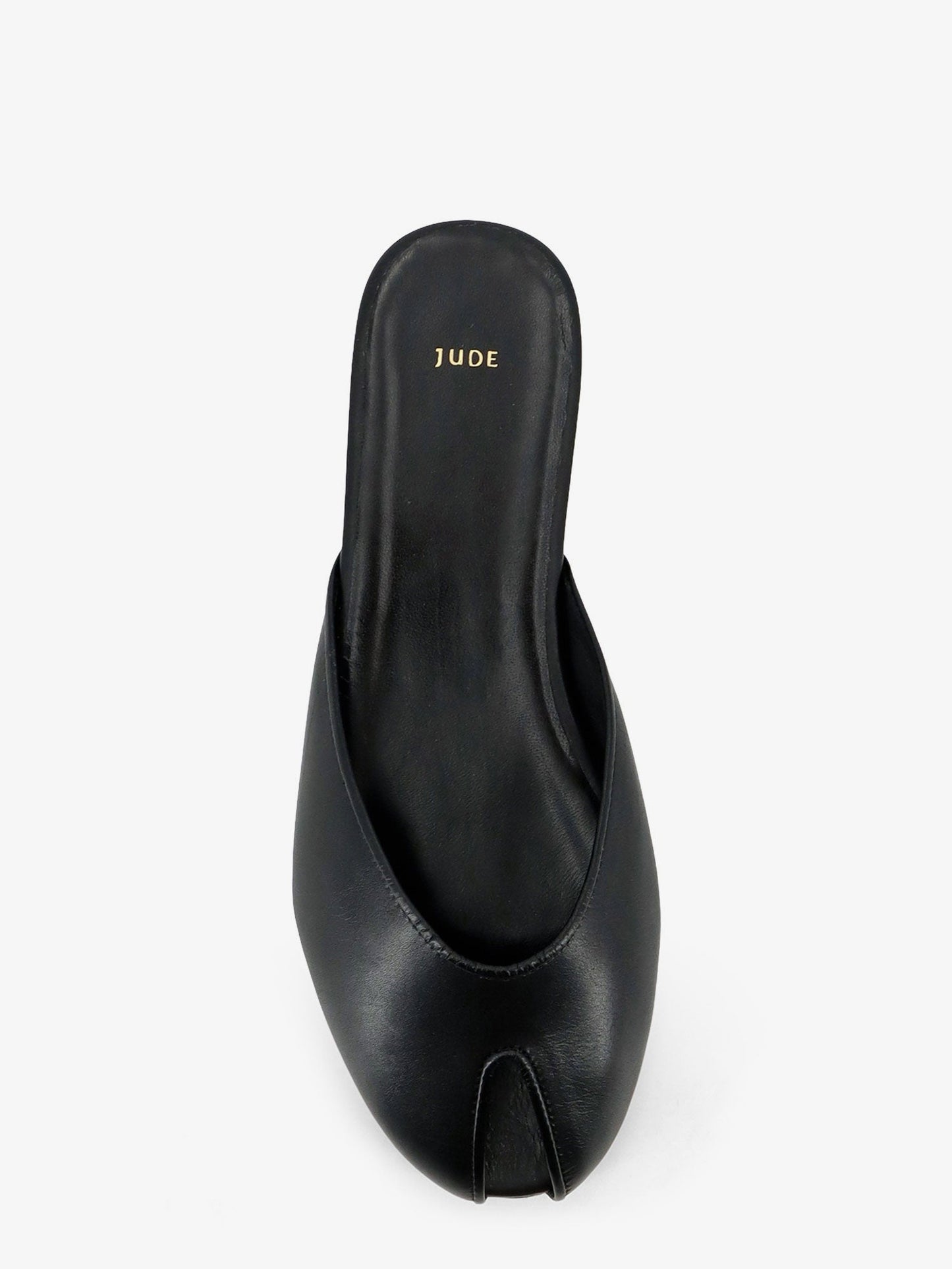 Sandals Date Flat Leather Black
