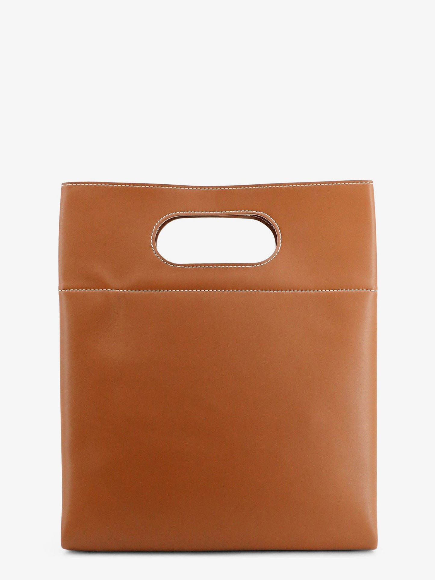 Leather Handbag Just Bag Brown