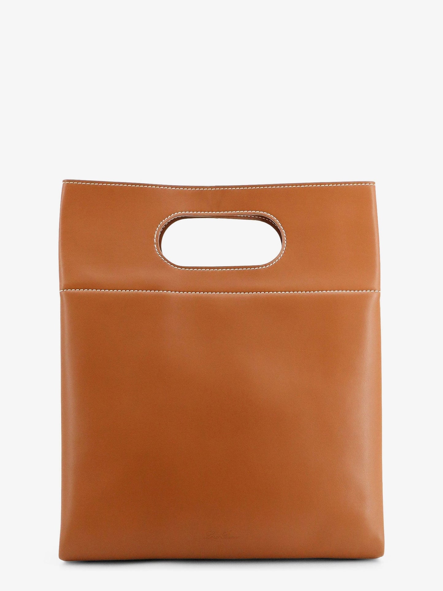 Leather Handbag Just Bag Brown