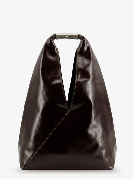 Shoulder Bag in Shiny Leather