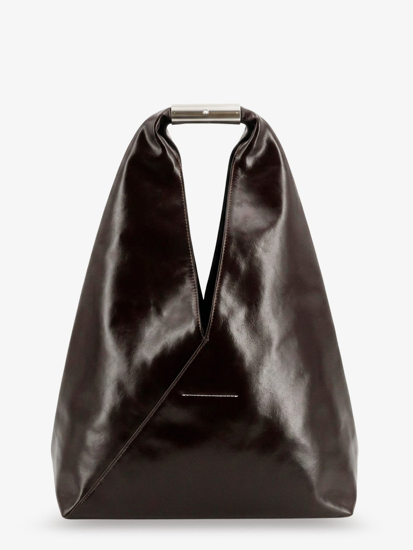 Shoulder Bag in Shiny Leather