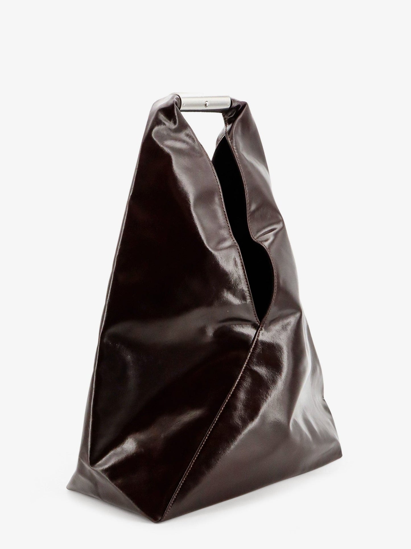 Shoulder Bag in Shiny Leather