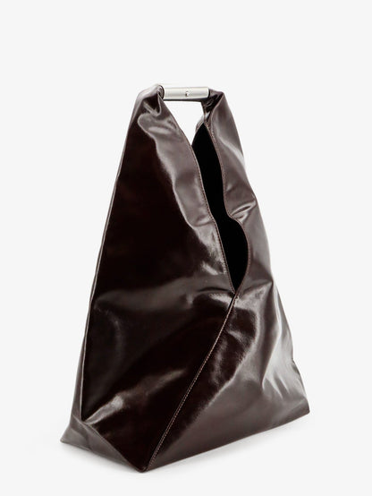 Shoulder Bag in Shiny Leather
